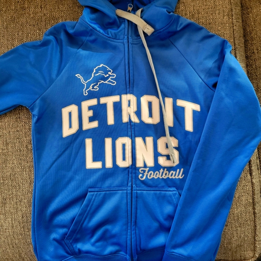 Detroit lions zip up hoodie womens